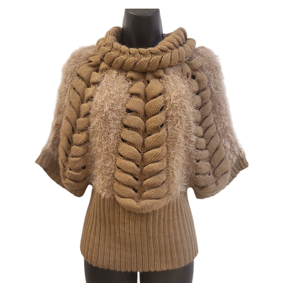 Chunky Knit Brown Sweater - Picture 1 of 6